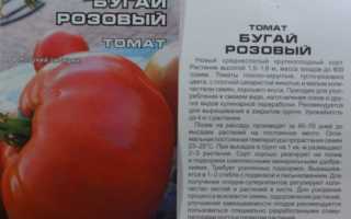 Томат Бугай розовый и красный характеристика и описание сорта с фото